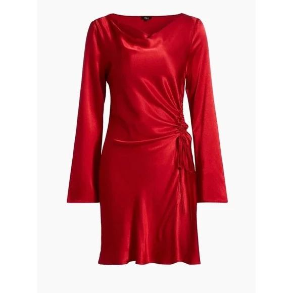 NWT Rails Alessandra Cowl Neck Mini Dress‎ in Scarlett Sz XL $238